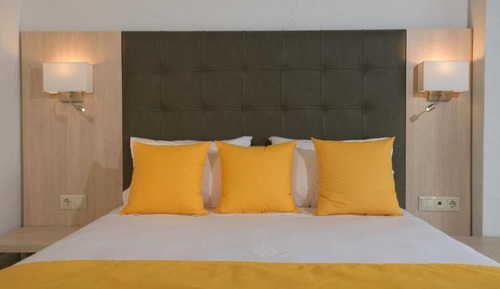 Habitación estándar con 1 cama doble o 2 individuales, vistas al jardín