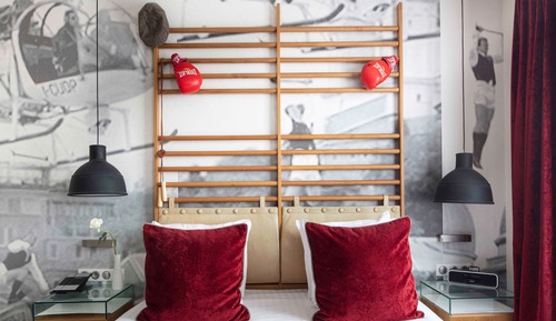 Habitación Doble Superior - Minibar soft de cortesía, bandeja de cortesía,Chromecast,Prensa digital