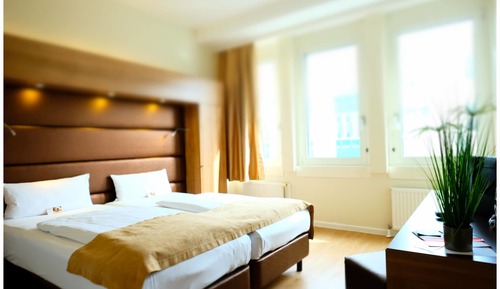 Habitación doble, materiales antialérgicos, vistas a la ciudad