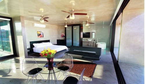 Suite estudio de luna de miel, vistas al mar