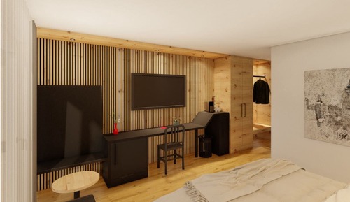 Habitación doble, vistas al lago