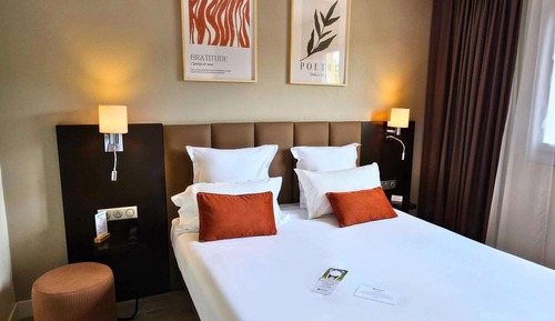 Habitación ejecutiva, 1 cama de matrimonio, no fumadores, vistas a la piscina