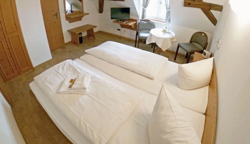 Habitación estándar doble, baño privado