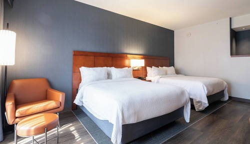 Habitación, 2 camas de matrimonio, no fumadores