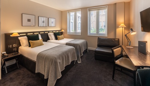 Habitación con 1 cama doble o 2 individuales