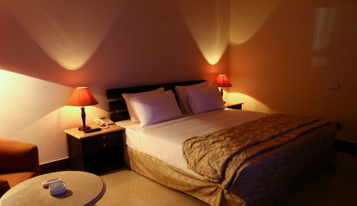 Chalet Deluxe, 1 cama doble, balcón, mirando al mar