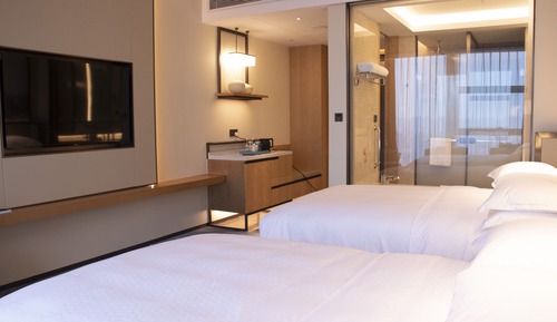 Habitación Deluxe, 2 camas dobles, vistas a la ciudad