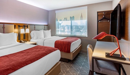 Habitación estándar, 2 camas de matrimonio, no fumadores