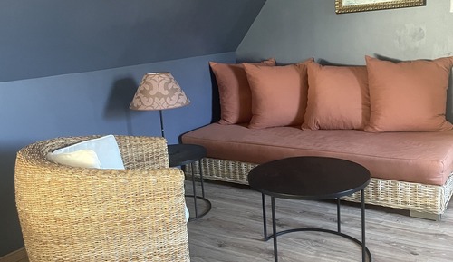 Habitación doble superior, baño privado, vistas al jardín (Chambre Thelma)