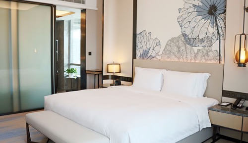 Suite Deluxe, 1 cama de matrimonio grande, vistas a la ciudad (Lounge Access)