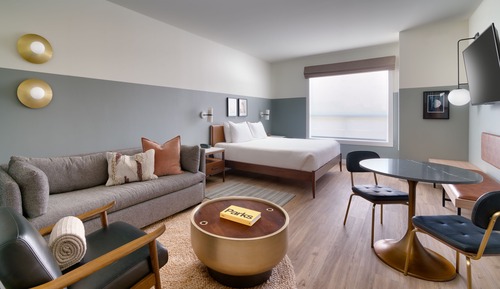 Habitación individual, 1 cama de matrimonio grande con sofá cama