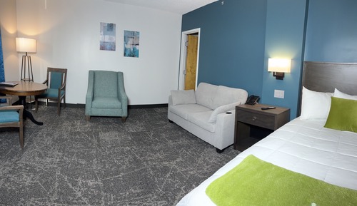 Habitación Deluxe, 1 cama de matrimonio grande con sofá cama, no fumadores