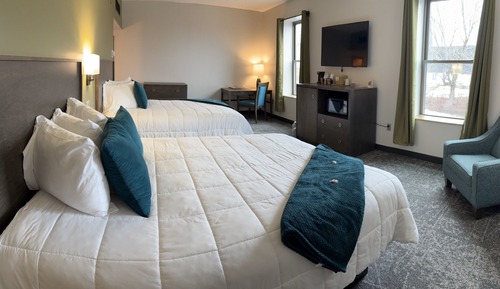 Habitación individual estándar, 2 camas de matrimonio, no fumadores