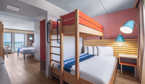 Habitación, frente al mar (1 King Bed, 1 Queen Bed w/Twin bunk)