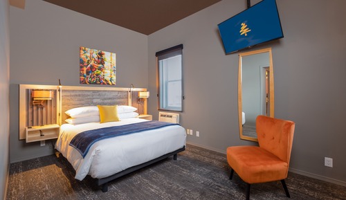 Habitación Deluxe, 1 cama de matrimonio con sofá cama