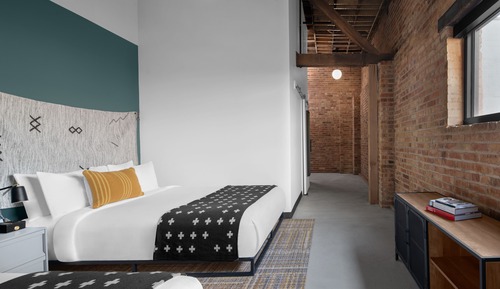 Habitación, 2 camas de matrimonio (Rafter)