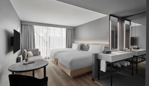 Habitación superior, 2 camas dobles, no fumadores (View)