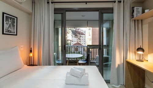 Estudio económico, 1 cama doble