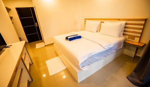 Habitación Deluxe doble, vistas parciales al mar