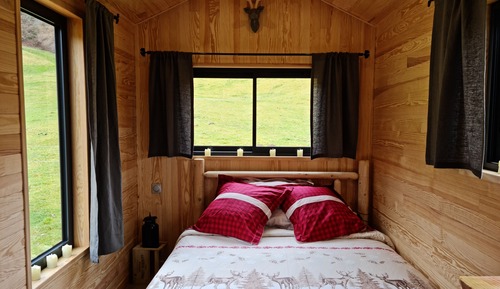 Chalet, baño privado, vistas a la montaña