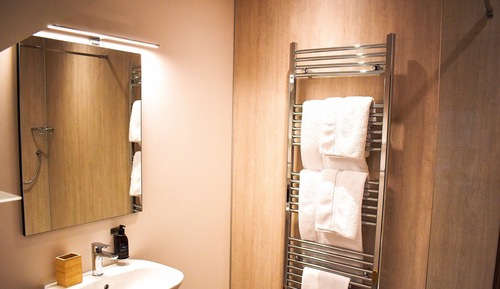 Habitación con 1 cama doble o 2 individuales, baño privado (Ash)