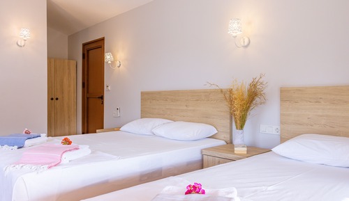 Habitación estándar doble, vistas parciales al mar