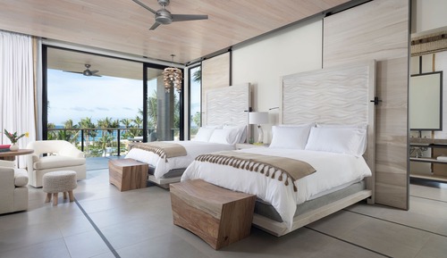 Habitación, varias camas, vistas al mar (Nido: Casa with Pool)