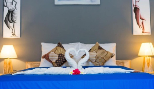 Habitación familiar, varias camas
