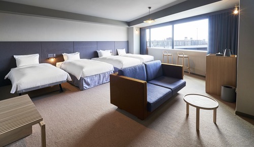 Habitación de lujo con 2 camas individuales, no fumadores (with Stacking Bed, Shower and Bathtub)