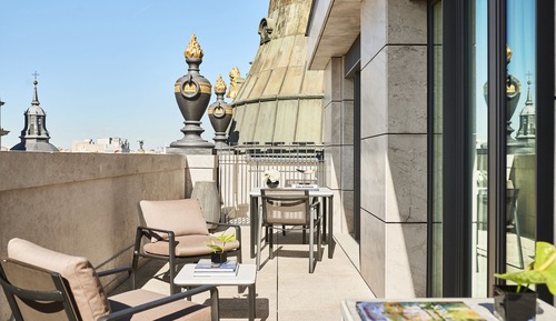 Ático, 1 cama de matrimonio grande, terraza (Suite)