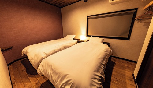Casa adosada, 2 habitaciones, no fumadores (Open-air Batt for 5 guest, Sakura)