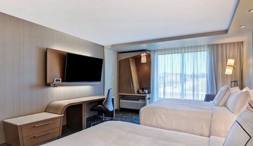 Habitación, 2 camas de matrimonio, no fumadores (Mobility Accessible, Tub)