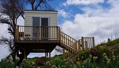Casa en un árbol, 1 cama doble, balcón, vistas al mar (Seacroft)