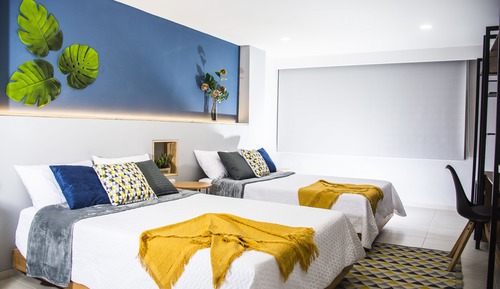 Suite estudio, 2 camas dobles