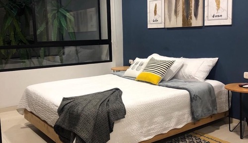 Suite estudio, 1 cama de matrimonio