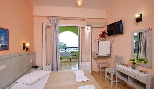 Habitación con 1 cama doble o 2 individuales, vistas al mar