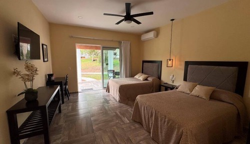 Habitación Deluxe doble, 1 habitación, vistas al jardín, planta baja