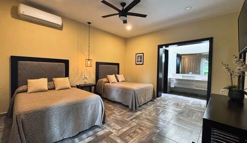 Habitación Deluxe doble, 1 habitación, vistas al jardín, planta baja