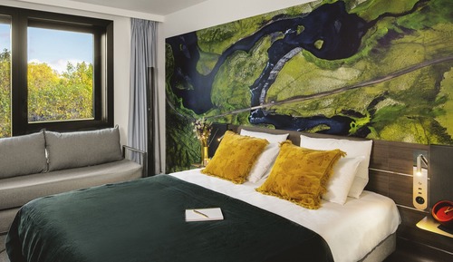 Habitación superior, 1 cama de matrimonio con sofá cama