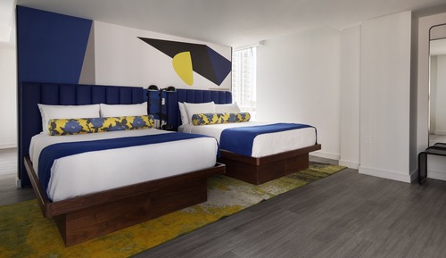 Habitación estándar, 2 camas de matrimonio