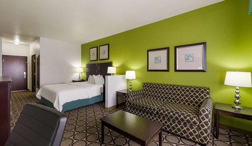 Suite, 1 cama de matrimonio grande, no fumadores, frigorífico y microondas