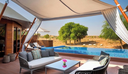 Villa, 1 cama de matrimonio grande con sofá cama (View)