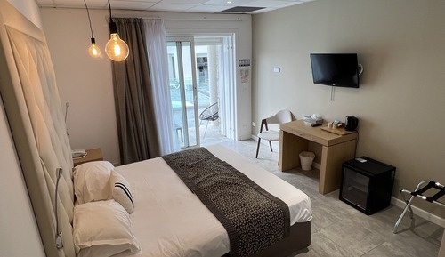 Habitación básica con 1 cama doble o 2 individuales