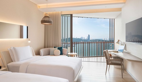 Habitación Deluxe, 2 camas individuales, vistas al mar