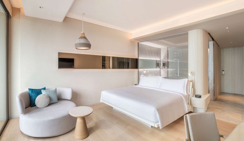 Habitación ejecutiva, 1 cama de matrimonio grande, frente al mar