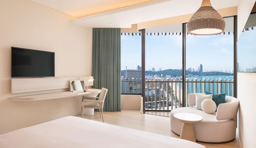 Habitación Deluxe, 1 cama de matrimonio grande, vistas al mar (Deluxe Plus)