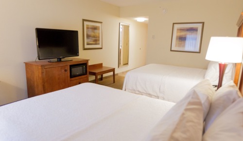 Habitación, 2 camas de matrimonio, accesible para personas con discapacidad, no fumadores