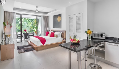 Suite Club, vistas al jardín