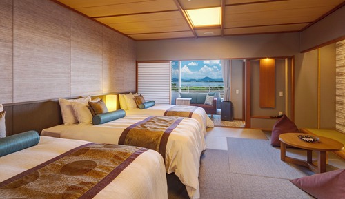 Habitación Deluxe, no fumadores (Biwa No Kaze Japanese Style Triple)