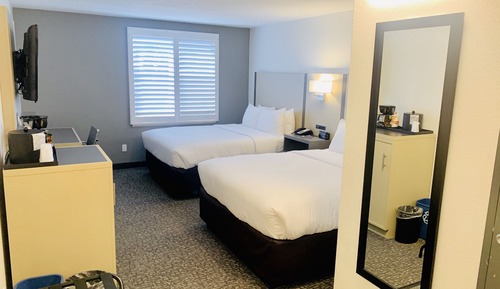 Habitación estándar, 2 camas de matrimonio, no fumadores